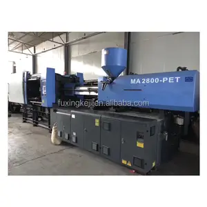 Used HAITIAN MA2800 280ton PET preform injection molding machine industrial plastic making machine