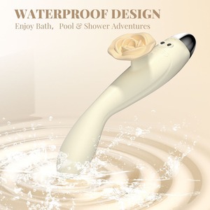 Vibrador de Dedo en Forma de Rosa para Mujeres, Insertable en el Punto G, 10 Velocidades, 100% Impermeable, Silicona Recargable, Silencioso, Juguetes Sexuales - Product Image 4