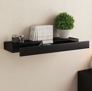Étagère murale en bois <span class=keywords><strong>antique</strong></span> avec tiroirs Offre Spéciale prix d'usine étagère murale flottante en bois avec tiroir
