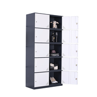 Meubles de bureau en métal durables Almirah Armoire à vêtements à bord étroit Utilisation de bureau scolaire 2 3 4 6 9 10 Casier de portes