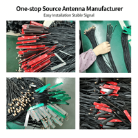 Antenne Patch 5G 4G LTE GSM SMA Mâle à Montage Adhésif, Amplificateur de Signal à Gain Élevé pour Routeur, Modem et Communication Véhiculaire
