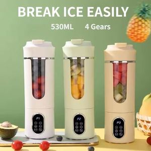 Mixeur Portable Rechargeable 450 ml, Ensemble de 12 Pièces avec Fonction de Sécurité, Tasse à Jus d'Orange Fraîche, Mini-Presse-Agrumes à 12 Lames pour Usage Personnel - Product Image 2