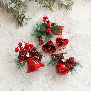 Wholesale Handmade Christmas Bell Ornaments Red Bow DIY Hanging <b>Decor</b>, Custom Holiday Craft Kits for Retailers - Product Image 2
