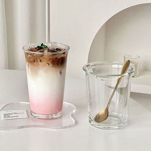 American Style Glass Iced Latte Strawberry Milkshake <b>Mug</b>-<b>Large</b> Capacity Reusable Portable Tumbler for Water Wine Customized - Product Image 1