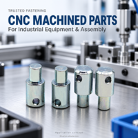 TianFang pengencang CNC presisi kustom dalam aluminium, baja atau kuningan, pin langkah dengan lubang samping untuk Mesin Industri, OEM
