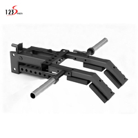 Barre droite rotative multifonctionnelle pour accessoires universels de musculation, pour exercices de déchiquetage, curls biceps, triceps, press, push, pull down et lat pulldown