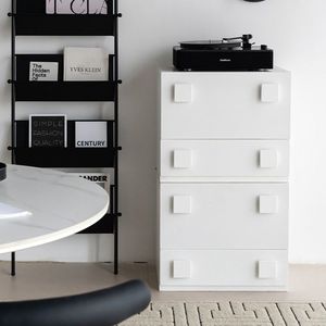 Mueble para TV Multifuncional K01 con Respaldo de Sofá, 580x400x500mm, Unidad de Almacenamiento con Cajones para Dormitorio - Product Image 3