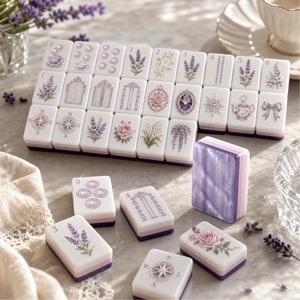 Juego de Mahjong Americano de 160 Piezas, Moderno, Portátil, Acrílico Grabado, con Etiqueta Privada Personalizada - Product Image 2