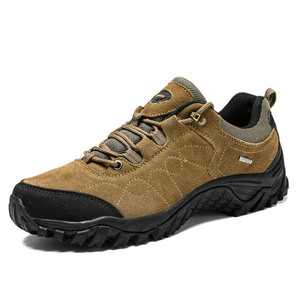 Chaussures de randonnée tout-terrain pour hommes, respirantes, antidérapantes, baskets décontractées, dessus en maille PU souple massante - Product Image 1