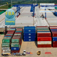 Service FBA de fret maritime rapide Service porte-à-porte Chine États-Unis Transitaire Agent d'expédition LCL + Camion