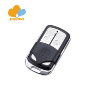 Télécommande d'ouverture de porte de garage RKING Orange/Rouge 4 boutons Code roulant Portée 100m Compatible avec les modèles 371LM/373LM/971LM/973LM
