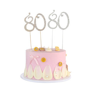Adorno <span class=keywords><strong>para</strong></span> tarta <span class=keywords><strong>de</strong></span> <span class=keywords><strong>cumpleaños</strong></span> 90 personalizado, decoración acrílica con 80 diamantes <span class=keywords><strong>de</strong></span> imitación <span class=keywords><strong>para</strong></span> hombres y mujeres, suministros <span class=keywords><strong>para</strong></span> fiestas, Celebración del 80 Aniversario - Product Image 6