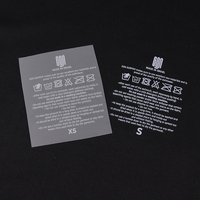 Étiquettes de taille pour col de t-shirt personnalisées, lavables, pour transfert DTF par presse à chaud