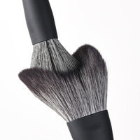 10 Pcs Noir Mat Cosmétique Pinceaux de Maquillage Vegan Synthétique Marque Privée Fond de Teint Poudre Ensemble de Pinceaux de Maquillage de Luxe avec Sac