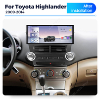 MEKEDE 7870 12 + 256G 12.3 2K 2400*900 Résolution Car-play Auto Car Audio Multimedia Player Écran pour Toyota Highlander 2009-2014