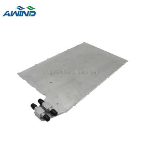 Mikro kanal Aluminium Micro port Kühl platte Gelötete Platte Wärme tauscher Fahrzeug Flüssigkeits kühlsystem für Lithium-Batterie bank - Product Image 5