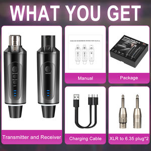 ระบบไมโครโฟนไร้สาย MA2 XLR แบบไดนามิก - พกพาสะดวก น้ำหนักเบา ใช้งานได้ระยะ 50-150 เมตร - Product Image 3