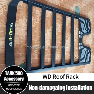Porte-bagages en aluminium de nouvelle conception galerie de toit de plate-forme pour accessoires de réservoir GWM 500 - Product Image 2