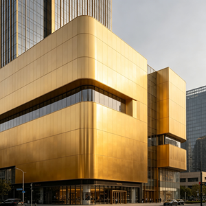 Échantillon gratuit de panneau en nid d'abeille en aluminium ignifuge, taille personnalisée, revêtement mural métallique pour systèmes de façade de bâtiment extérieur - Product Image 1