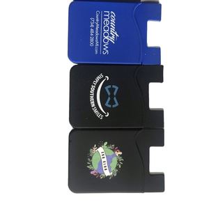 Advertising Gift Promotion Bendable Phone Sticker Card Holder With Custom Printed - Product Image 2