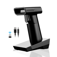 Escáner de Códigos de Barras 2D con Conexión USB Plug and Play, Incluye Dongle Inalámbrico para Logística de Comercio Electrónico