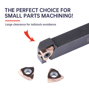 Dao tiện ren ngoài cacbua 3 cạnh cao cấp TTX32 dùng cho máy tiện CNC trên thép, thép không gỉ, gang và hợp kim |   Giải pháp <span class=keywords><strong>t</strong></span>ùy chỉnh - Product Image 5