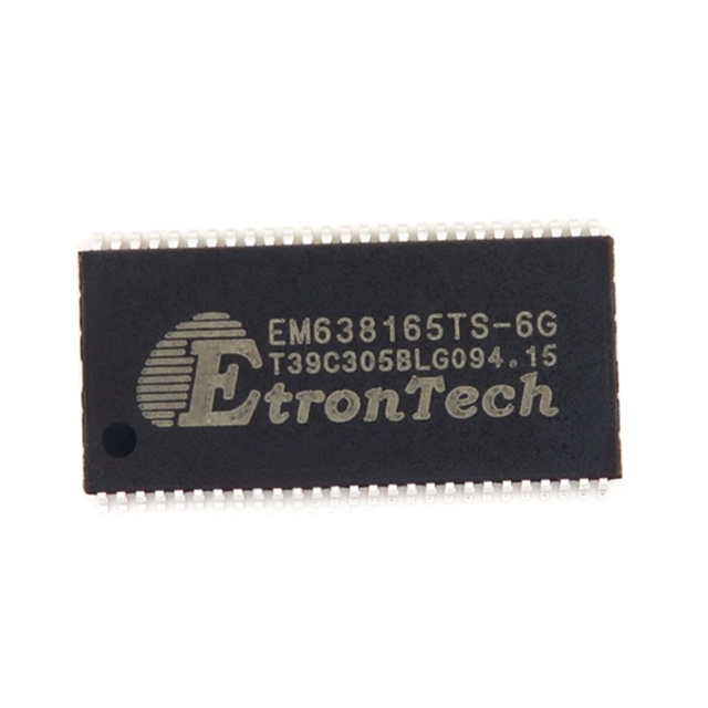 DRAM Chip SDRAM 64M-Bit 4Mx16 3.3V TSOP-54 EM638165TS-6G for integrated circuit