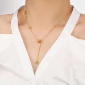 Avrupa-Amerikan Hafif Lüks Saçaklı Katmanlı Bel Zinciri Modaya Uygun Minimalist Paslanmaz Çelik Köprücük Kemiği Zinciri - Product Image 4