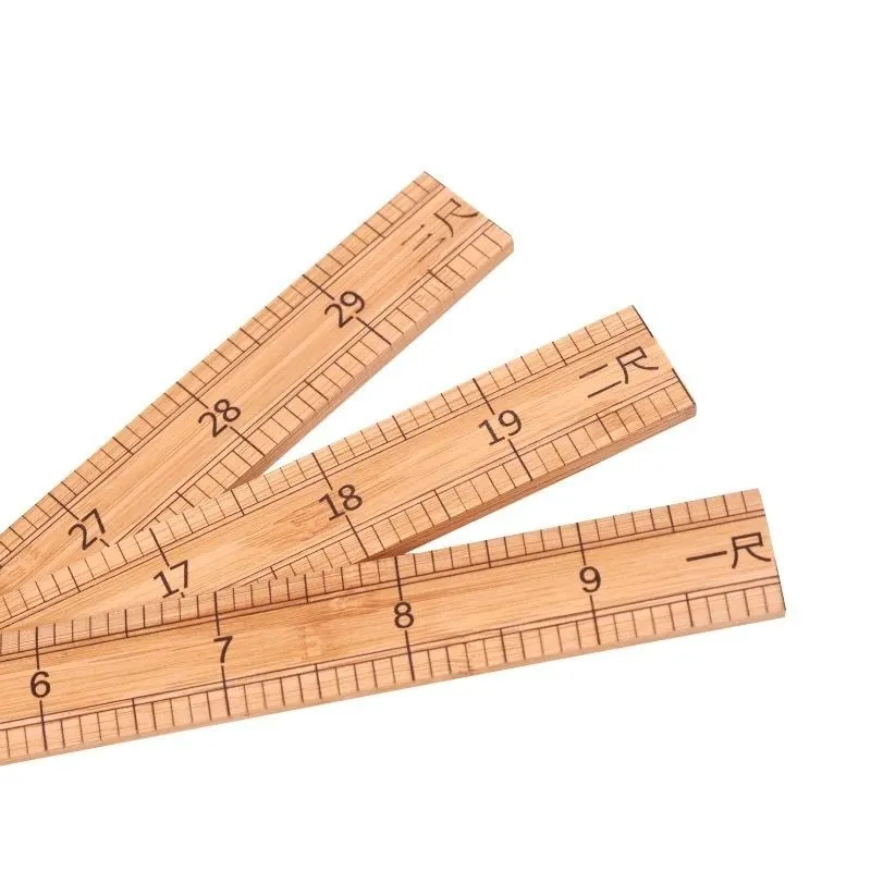 Bamboo Foot Wooden Ruler Clothing Specific Measurement Clothing Scale Ruler Tool