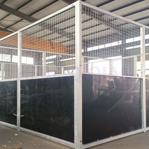 方形滑动门设计稳定、便携、时尚、耐用，竹板防风雨、镀锌框架，可靠的马厩 - Product Image 4