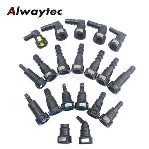 Konektor Selang Plastik Tabung Pipa 12.61MM untuk Suku Cadang Mobil Pipa Karet Nilon Bahan Bakar - Product Image 1