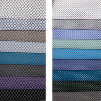 Nouveau design, tissu en popeline tissée à chevrons, 35% coton, 65% polyester, imprimé uni, respirant, doublure en tissu TC pour chemise homme