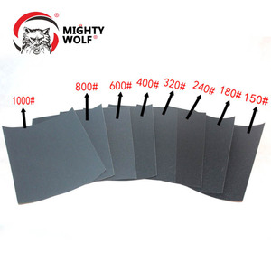 Vente en gros de papier de verre abrasif à main <span class=keywords><strong>feuille</strong></span> abrasive imperméable papier de polissage fin pour meubles en <span class=keywords><strong>bois</strong></span> automobile - Product Image 2