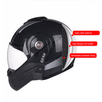 Casques de moto modulaires ABS 702 Top pour adultes, casque modulable rabattable, casque de moto