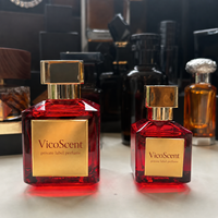 Parfum Arabe pour Femme Oud Ambre Rose Rouge Or 100ml OEM Marque Privée Parfum Longue Durée Homme Épices Cologne