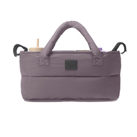 Sac de rangement multifonctionnel imperméable à l'eau pour couches de bébé Organisateur suspendu pour poussette Sac fourre-tout extérieur pour maman