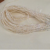 3-4mm Very Few Flaws Keshi Small Pearls Rice Beads Natural Freshwater Pearls Baroque DIY Necklace Semi-Finished Product China