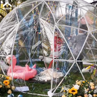 Nouvelle tente dôme géodésique en PVC imperméable de luxe pour hôtel, 360 degrés, résistante à la neige, abri de glamping pour toutes les saisons