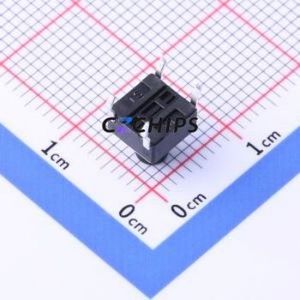 YTS-D001-270 Tactile Switch Through hole Component (THT) Switch Single Pole Single Throw Round Button 2.6N Through Hole - Product Image 2