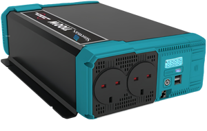 Inversor de Potência de Onda Senoidal Pura 12V <span class=keywords><strong>24V</strong></span> 220V 1000W 1100W DC para AC Off-Grid para RV com Controle Remoto - Product Image 2