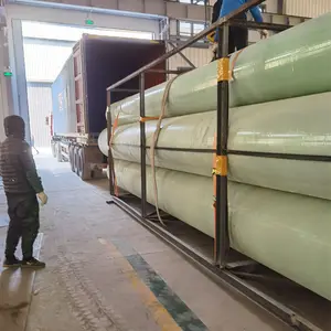 Dn400 dn600 dn800 frp/grp tubo de fibra de vidro, tubo grv