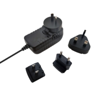 Chuangkesheng EU/US/AU/UK 12V 2.5A enchufe múltiple 30W 12V 2.5A adaptador de viaje internacional rápido Aebi 12V