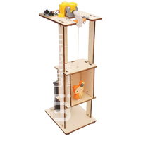 Kit de Modélisation d'Ascenseur Électrique en Bois Wincent DIY, Jouet Éducatif Scientifique Mécanique STEM, Cadeau pour Enfants