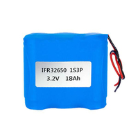 Batterie au lithium fer phosphate 32700 1S3P 3.2V 18a Lifepo4 pour caméra de surveillance solaire de réverbère