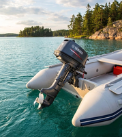 Moteur hors-bord Yamaha en gros, 5 CV, 2 temps, 4 temps, moteur marin portable à essence pour bateau de pêche gonflable