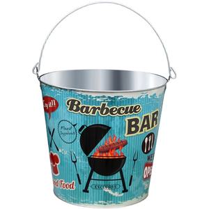 Cubo de <span class=keywords><strong>barril</strong></span> de <span class=keywords><strong>cerveza</strong></span> de hierro portátil para uso doméstico y exterior Nivel de alta apariencia para Bar Camping Campfire Beers - Product Image 6