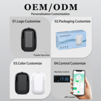 Difusor de Aromas para Habitaciones Pequeñas, 150 ml, PP, Pantalla OLED, Montaje en Pared, de Sobremesa, Atomización de Doble Líquido, 35 dB