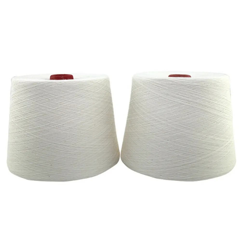 HeBei factory wholesale CVC 60/40 26/1 ring spun combed yarn for knitting weaving