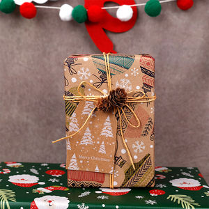 Factory Wholesale Christmas Kraft <b>Paper</b> 50*70 cm Gift <b>Wrapping</b> <b>Paper</b> - Product Image 5