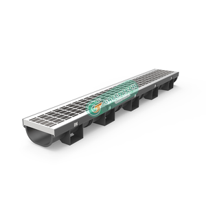 Nhựa Trọng lượng nhẹ nước mưa thoát nước mương thoát nước rãnh mương kênh hình chữ nhật phiên bản nhựa cho ngoài trời - Product Image 1